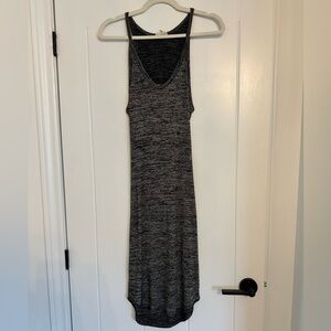 Wilfred free Grey Sheath Midi Dress Halter Sleeveless with back cutout